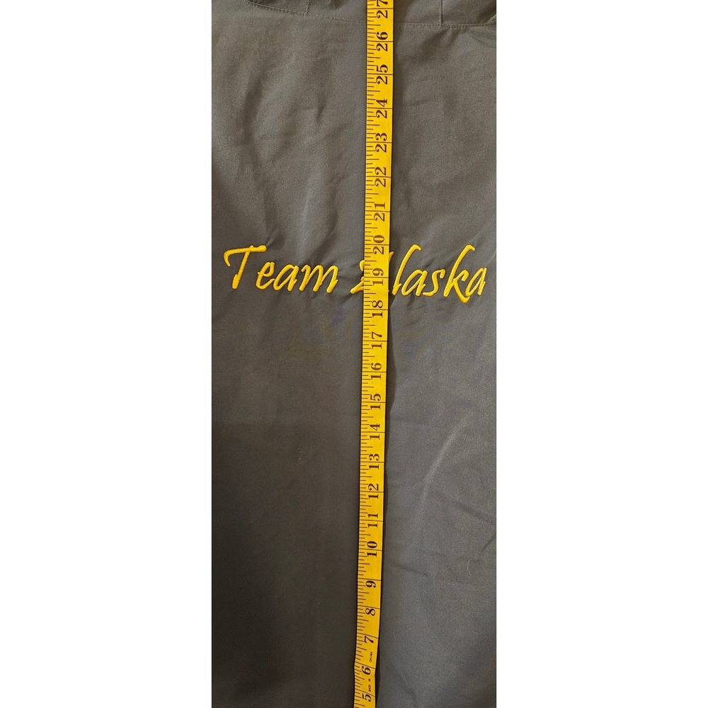 Turbine Team Alaska Arctic Winter Games Anorak Jacket Gray Womens Medium - Picture 11 of 16